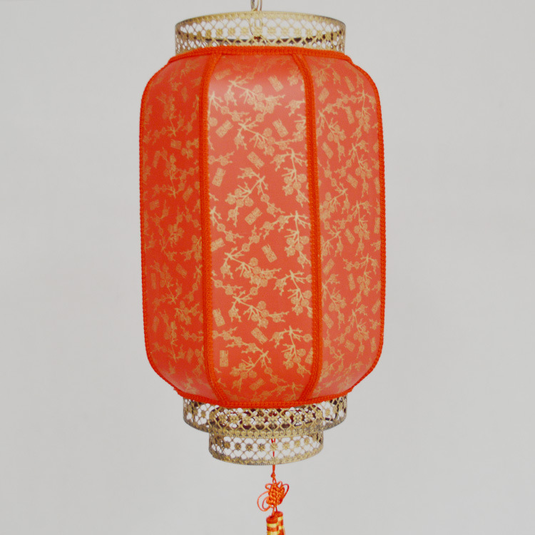 中秋仿古羊皮灯笼批发防水户外广告灯笼阳台 大红冬瓜灯笼厂家