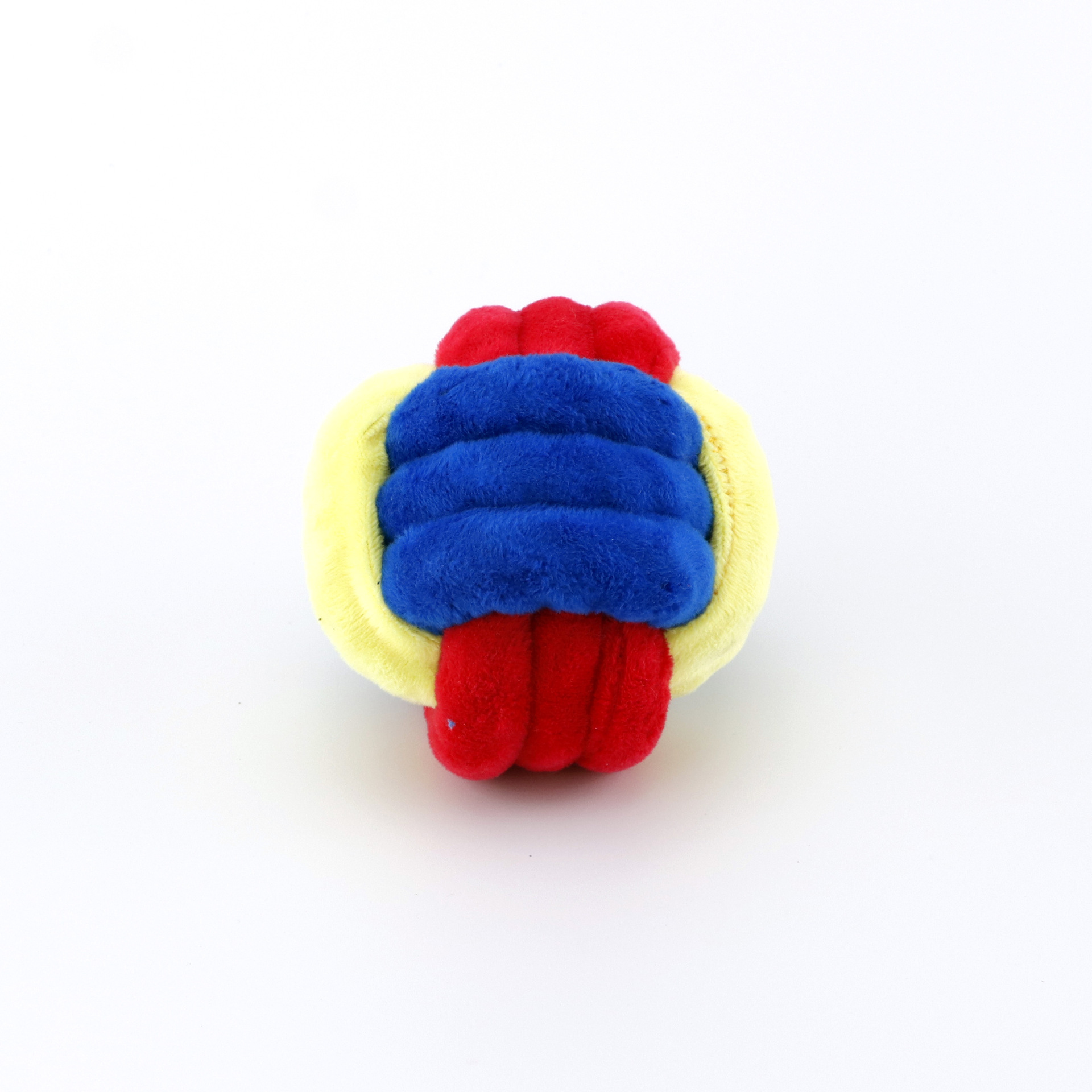 厂家批发宠物棉绳球大号彩色毛绒布球狗狗玩具磨牙洁牙耐咬 玩具