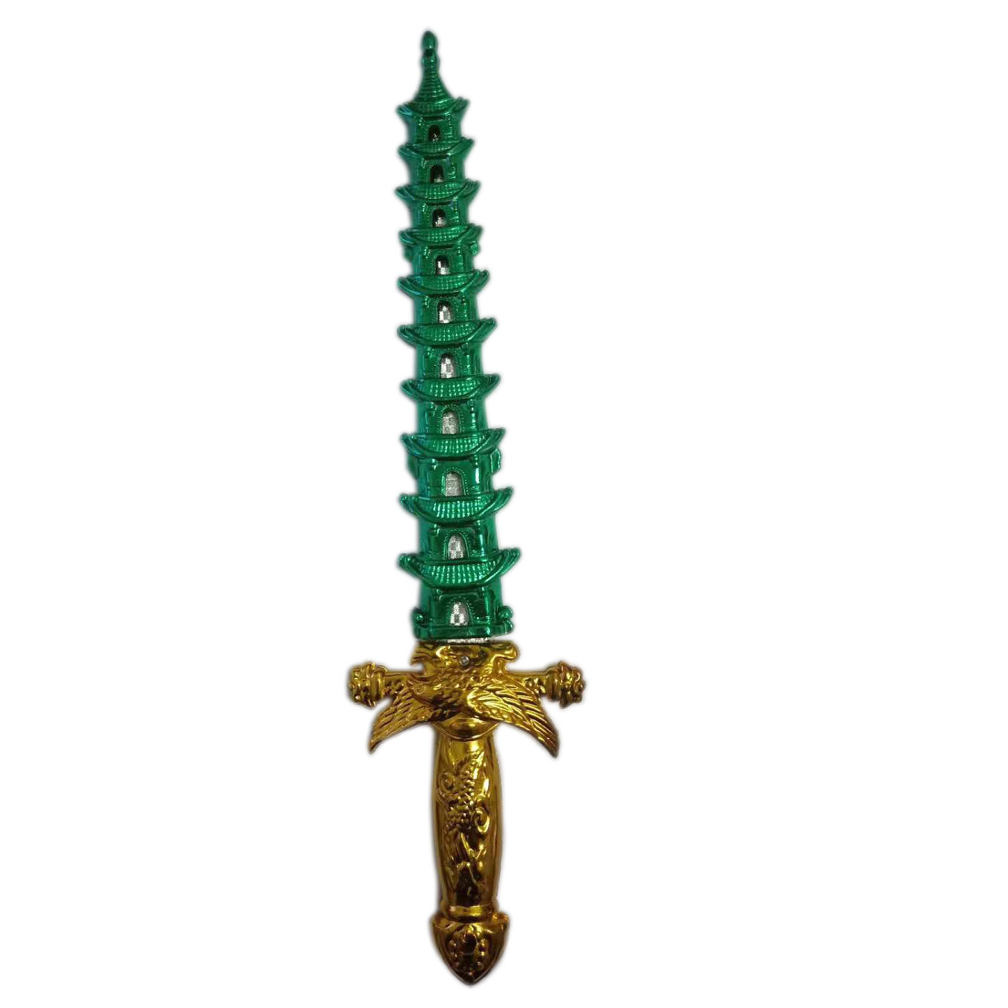 儿童玩具宝塔剑塑料宝剑儿童男孩玩具勇士武器小型武士仿真道具