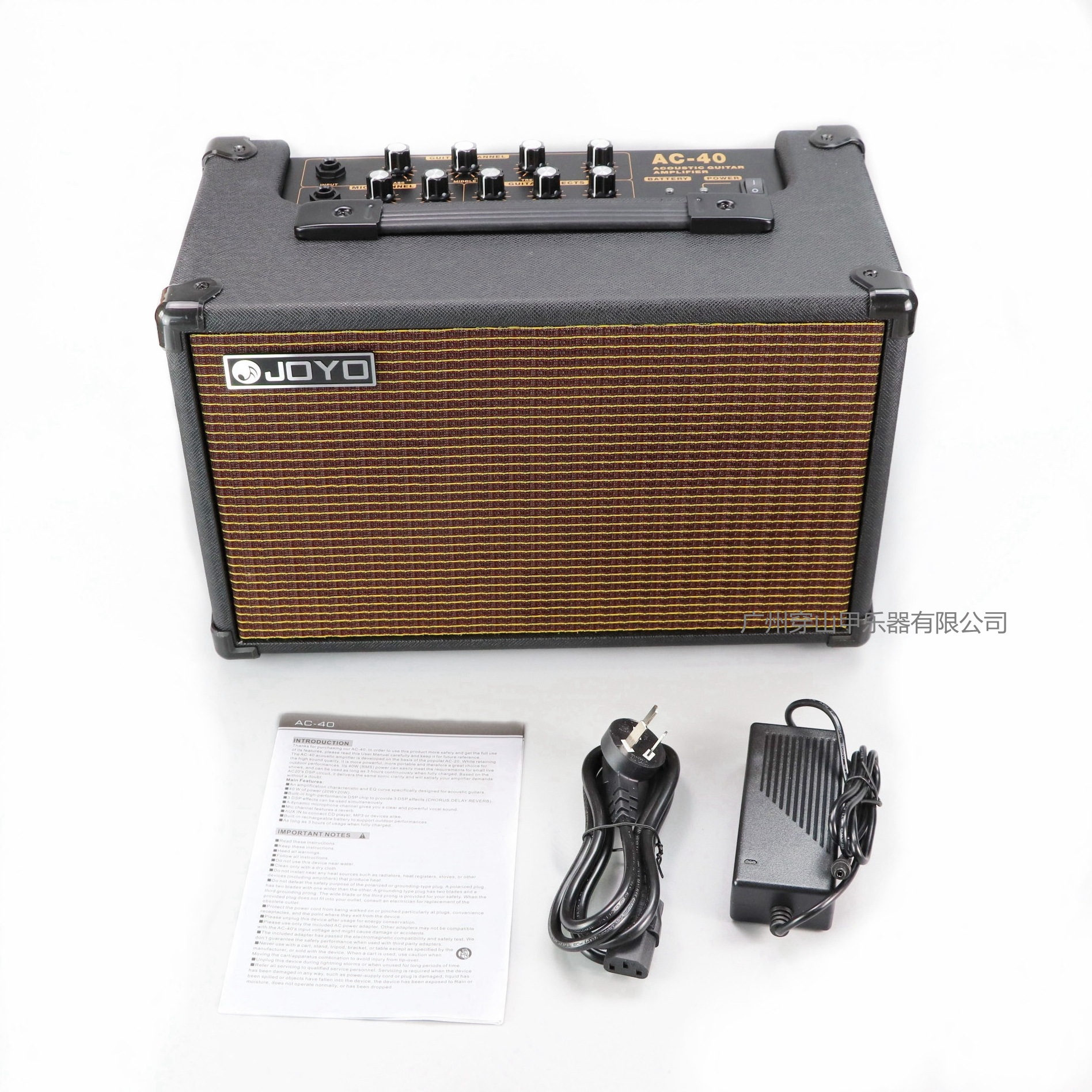 joyo卓乐ac40 吉他音箱民谣弹唱木吉他音响 吉他充电便携式卖唱