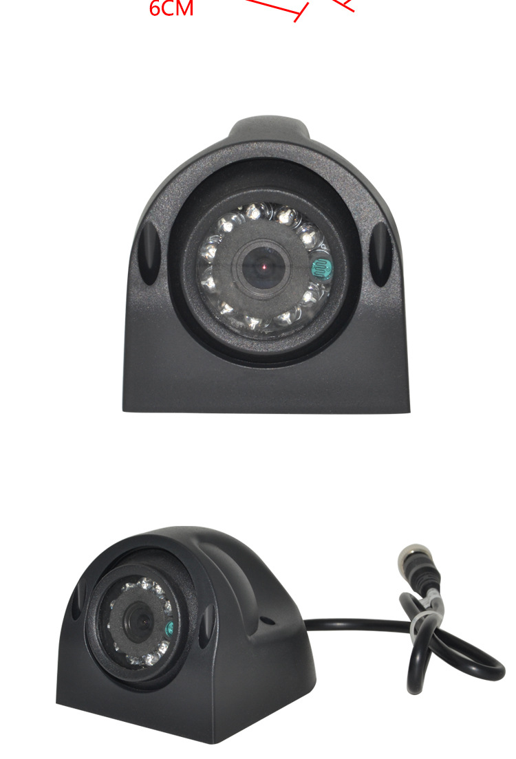 车载监控摄像头 公交车泥头车ahd高清红外夜视 防水防震盲区监控