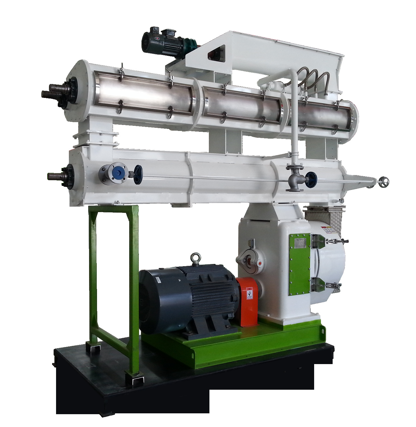 环模制粒机 时产8~10吨猪饲料颗粒制粒机 szlh420压制机 远牧机械