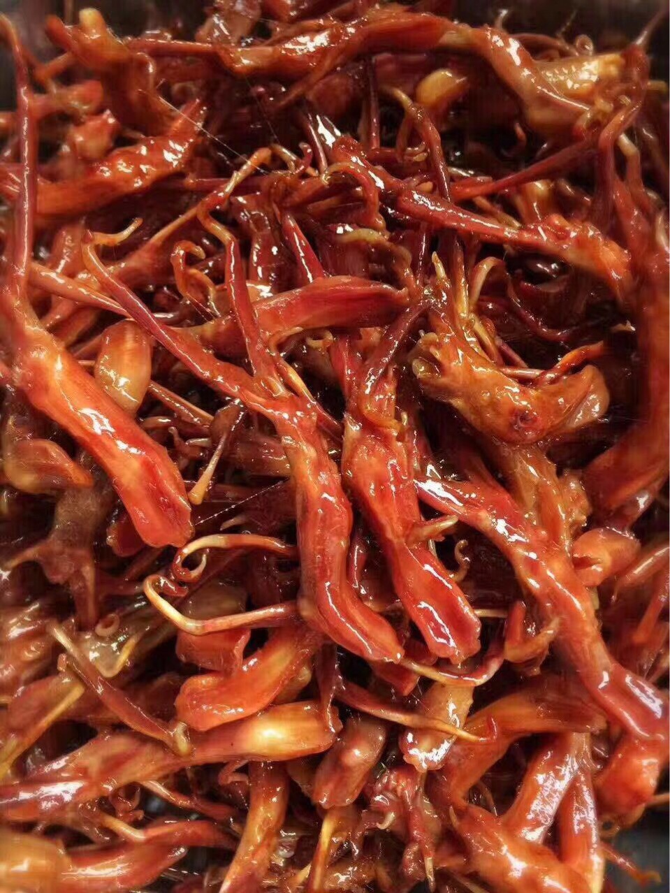 温州风味腊鸭舌 厂家丫司令中干酱香烤鸭舌整箱批发干湿