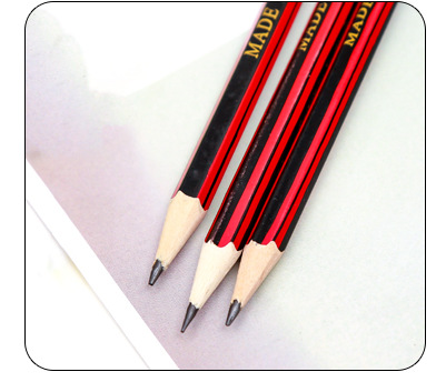 创意文具 橡皮头铅笔学生带橡皮hb铅笔六角 儿童学习用品奖品批发