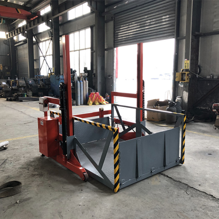 2吨移动式卸货平台 液压式电动升降平台 小型地牛装车台