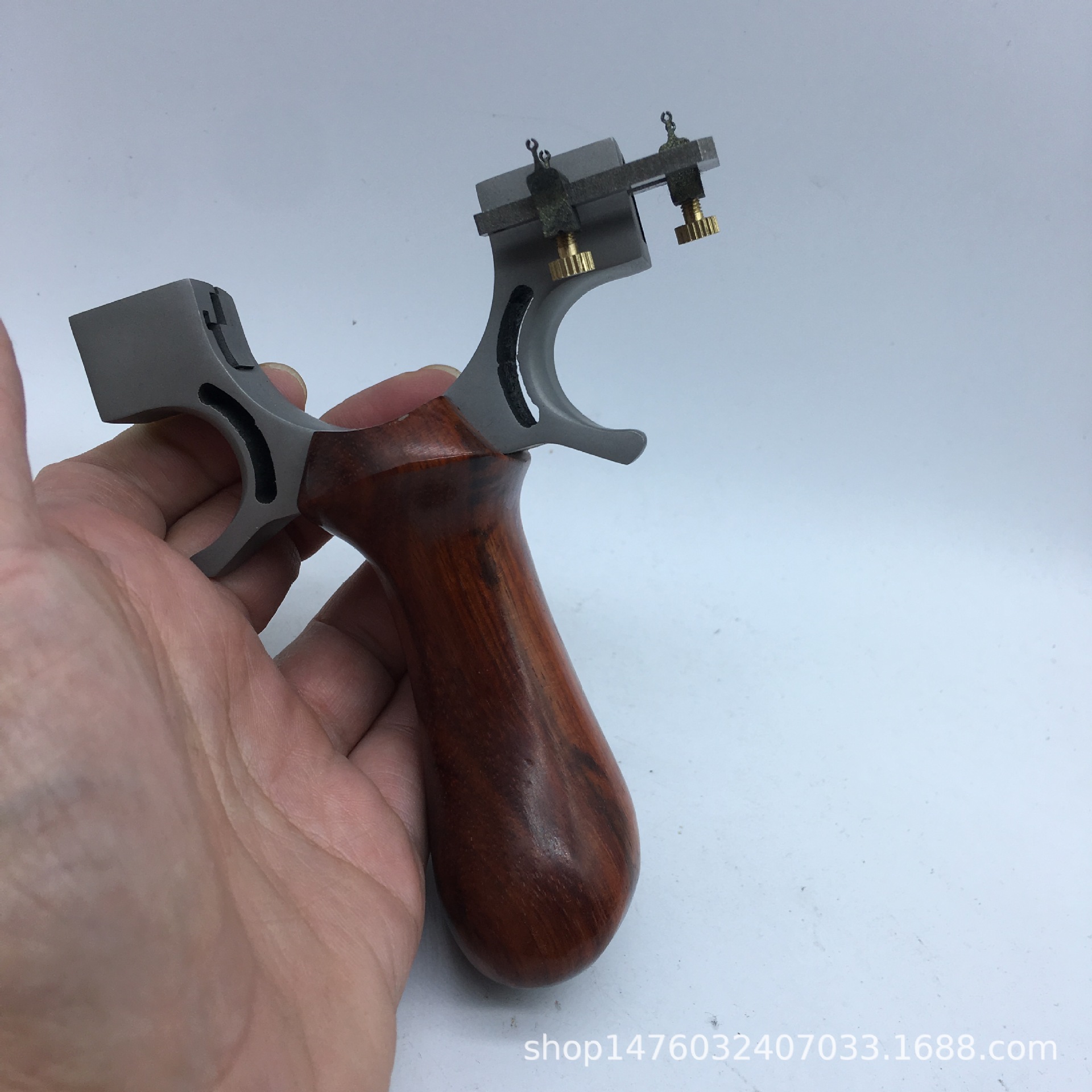 不锈钢大象快压弹弓器精准户外大象弹弓架扁皮免绑锁凤短拉弹工