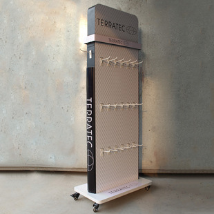 【工厂定制】移动式可拆装拆卸式金属孔板展示架挂架 零件盒挂架