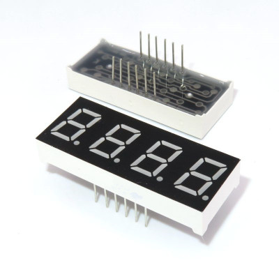 4英寸 4位 四位 4041ah/as 4042ah/as 红色高亮 共阴led数码管