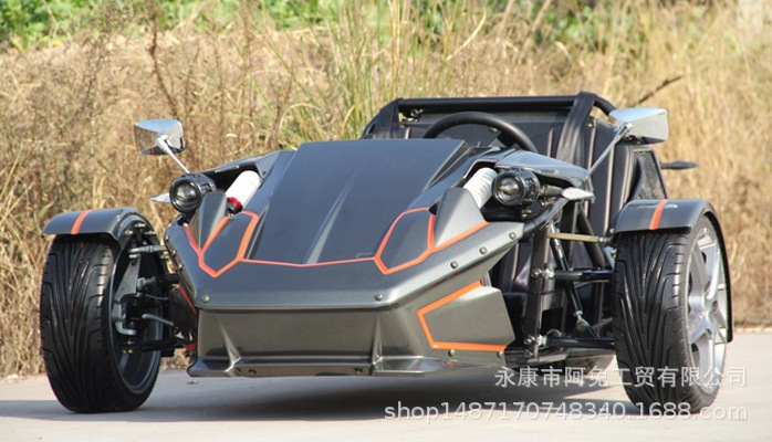 ztr 倒三轮 沙滩车350 赛道泡泡飘移卡丁车 f1 竞技越野出租 摩托