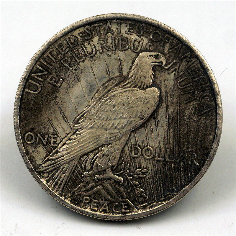 外国银元银币美国1922自由女神头像和平币硬币钱币仿古币古玩外币