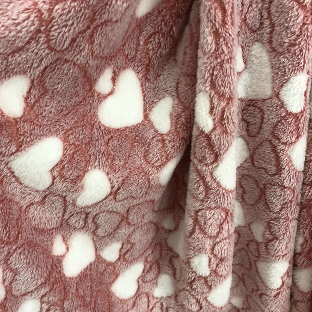 厂家直销胶印法兰绒珊瑚绒 服装睡袍狗窝玩具地毯面料外贸