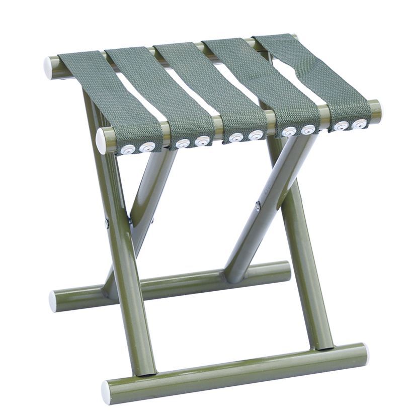 40#圆管折叠铆钉马扎户外军训便携式马扎折叠凳钓鱼凳