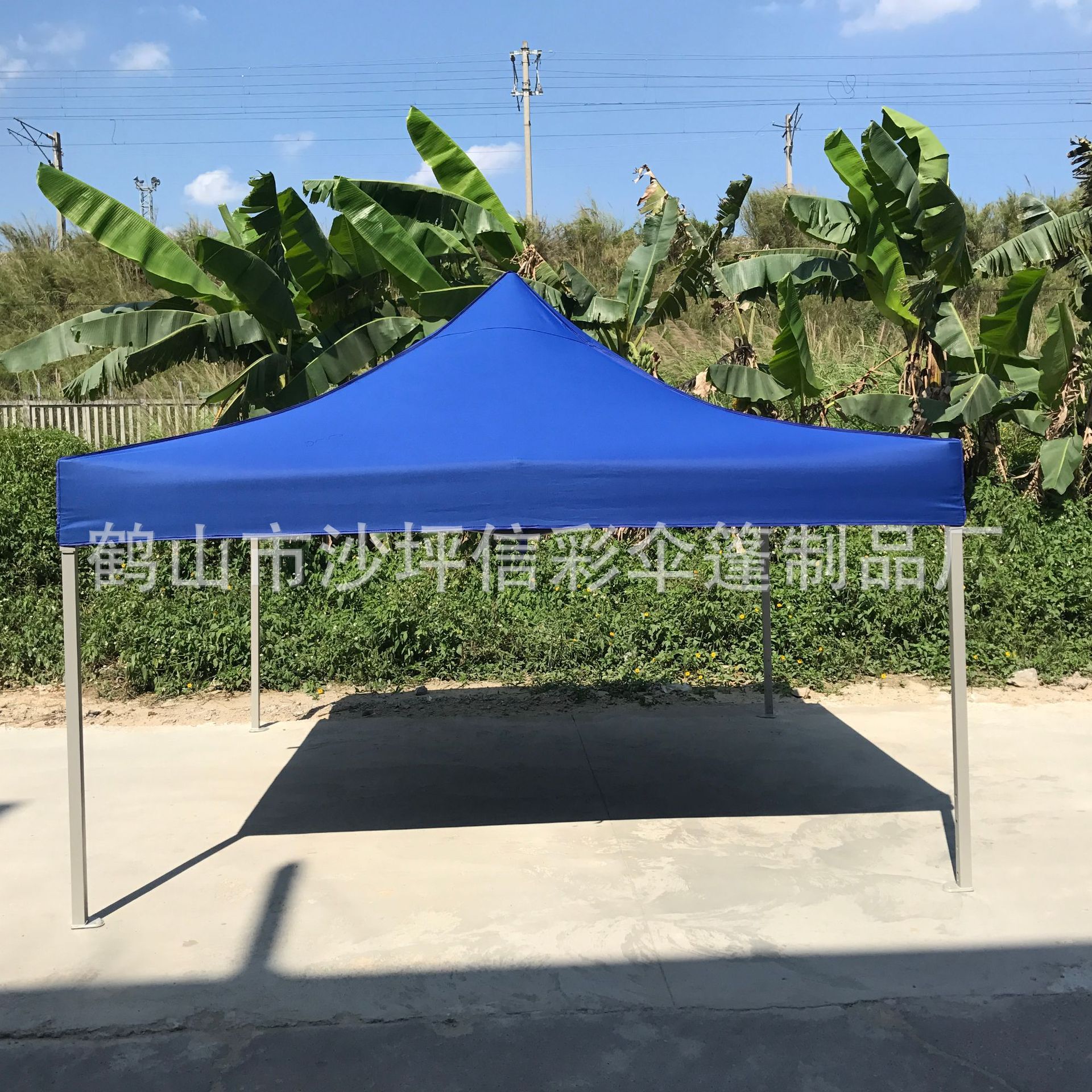 出口广告折叠帐篷伞定制批发 厂家直销加粗加固大力神四角伞