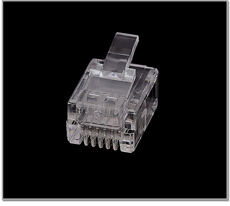 6p6c-大铜片水晶头 电话水晶头 电话6芯水晶头 水晶头厂家直销