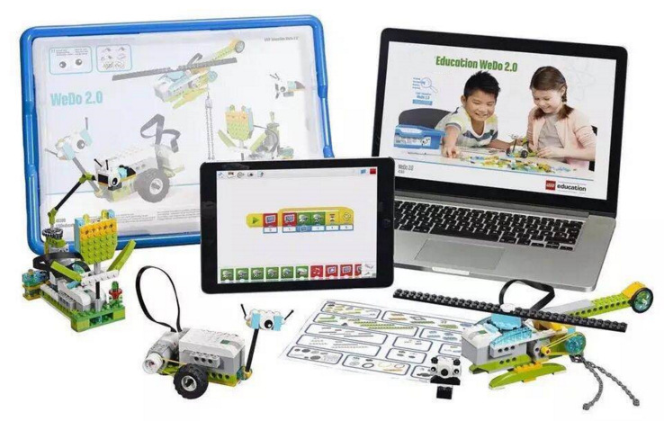 国产兼容乐高wedo2.0拼装积木编程教育机器人ev3玩具45300套装