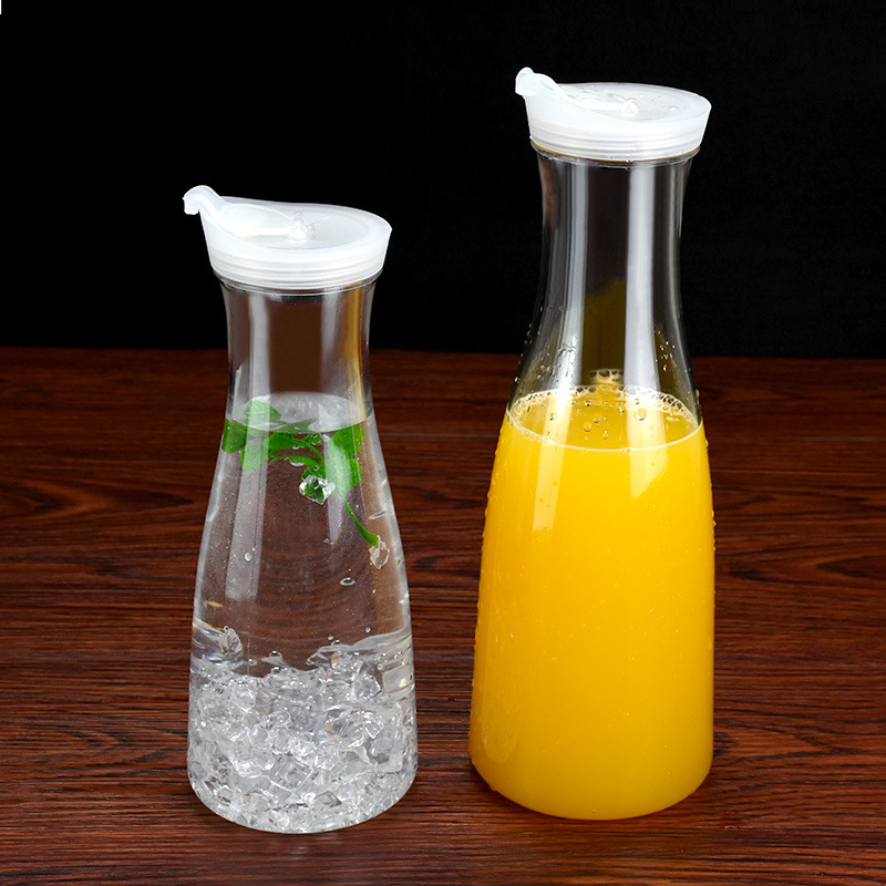 nbt奶茶咖啡亚克力果汁壶塑料防摔凉水壶pc洋酒扎壶饮料壶小号1升