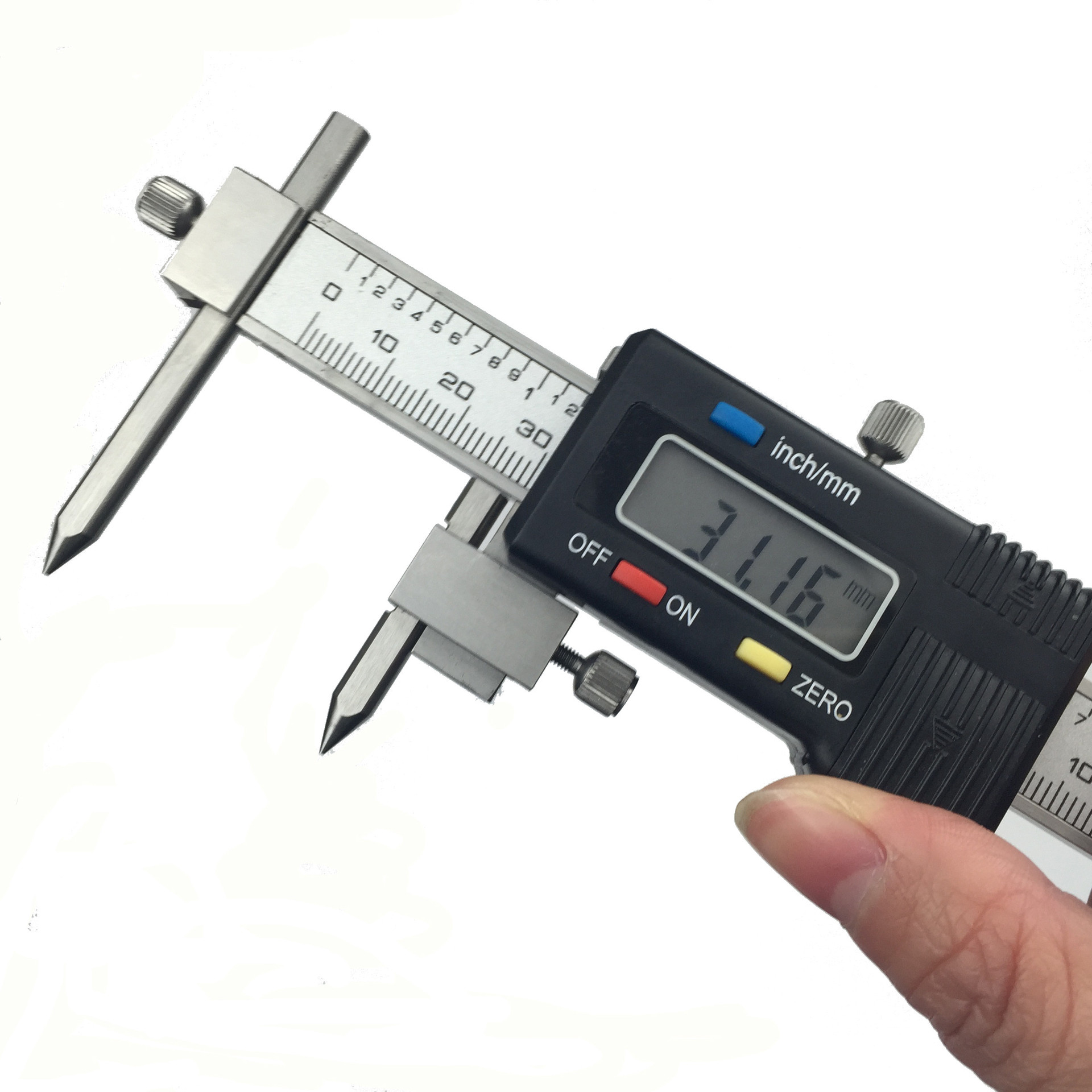 etopoo出品 中心距数显卡尺5-150mm 200mm 300mm电子孔距游标卡尺