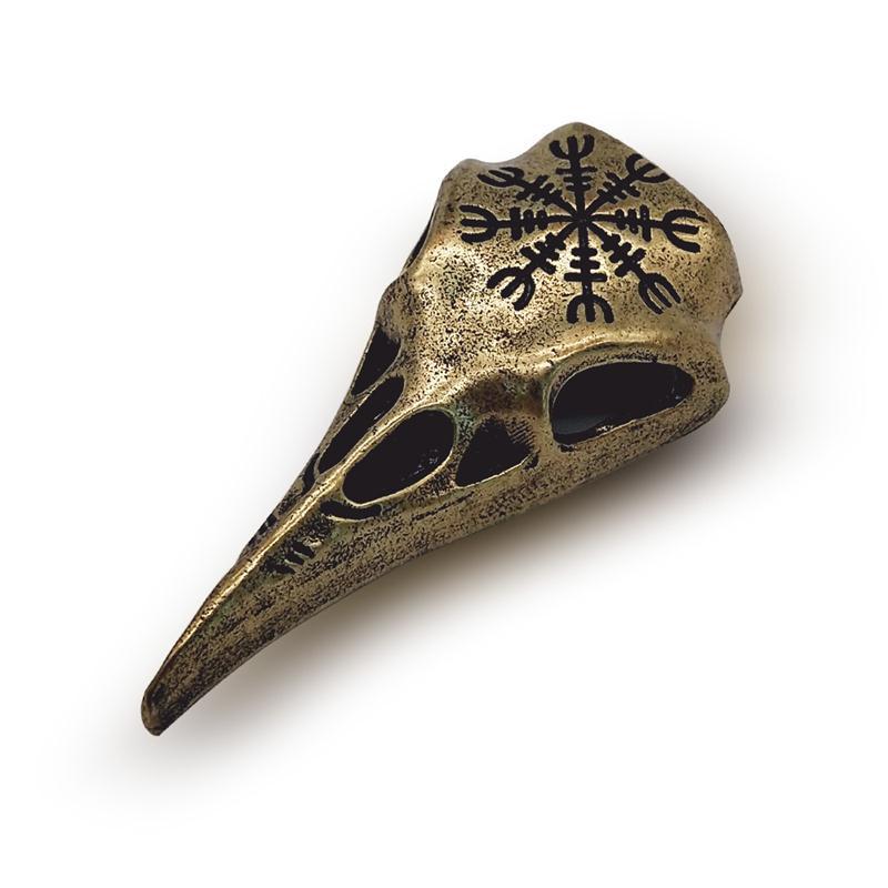 wish维京乌鸦头骨吊坠 欧美饰品 欧美项链速卖通热款