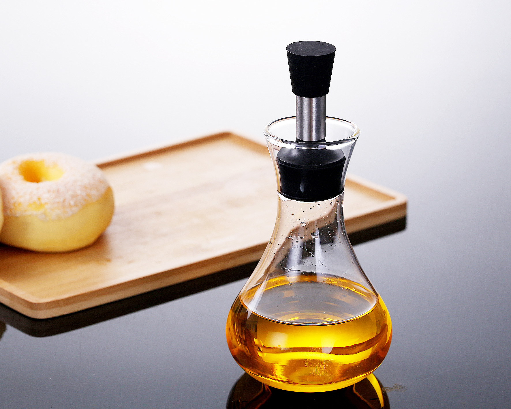 高鹏油瓶玻璃防漏油壶大号家用油罐调味料香油酱油瓶醋壶厨房用品