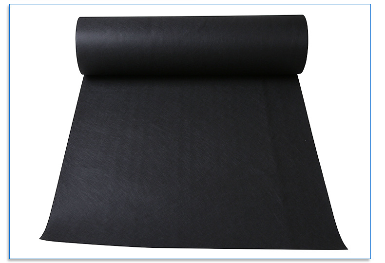 无纺布定制植树袋黑色戟绒布涤纶黑色针刺无纺布鞋衬里厂家直销