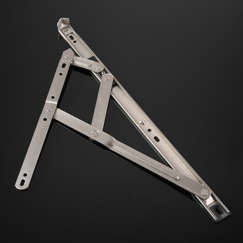 铝合金窗风撑不锈钢滑撑幕墙塑钢窗户风撑上下悬窗挡风支架四连杆