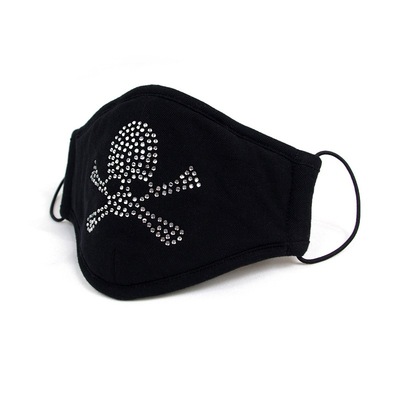 泽塔体系 时尚冬季个性骷髅头口罩男潮款女纯棉防寒保暖夏季防晒