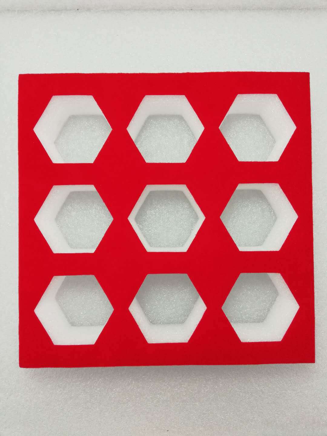 epe精美工艺 异型珍珠棉 可贴植绒布