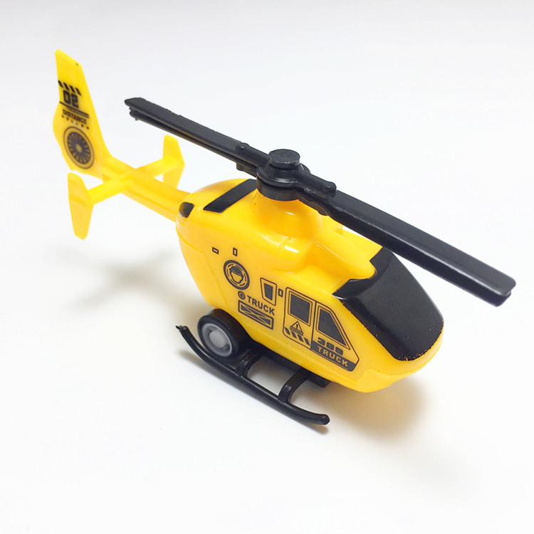 批发儿童玩具飞机 仿真迷你回力直升机玩具摆件赠品 摆地摊热卖