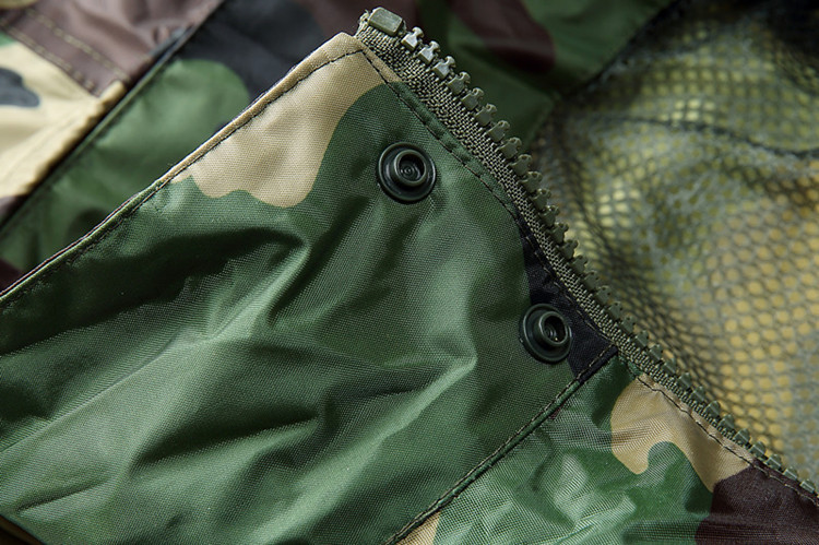 批发保护神迷彩雨衣加厚双层成人分体电动摩托车骑行雨衣雨裤套装