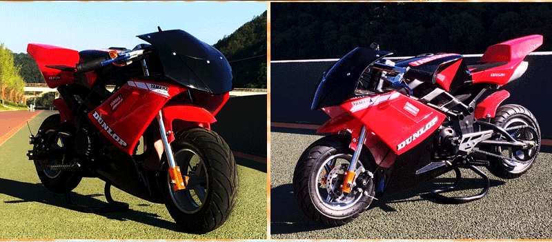 2019新款49cc迷你摩托车 小型摩托车 小跑车 二冲程摩托车 易拉型