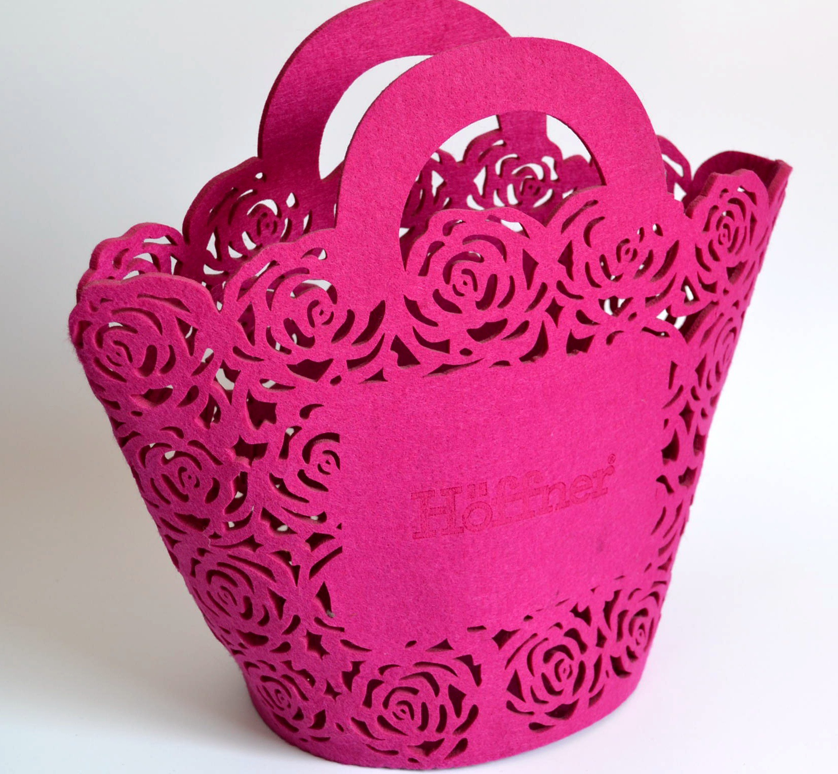 供应无纺布玫瑰花激光手提袋  无纺布手提袋