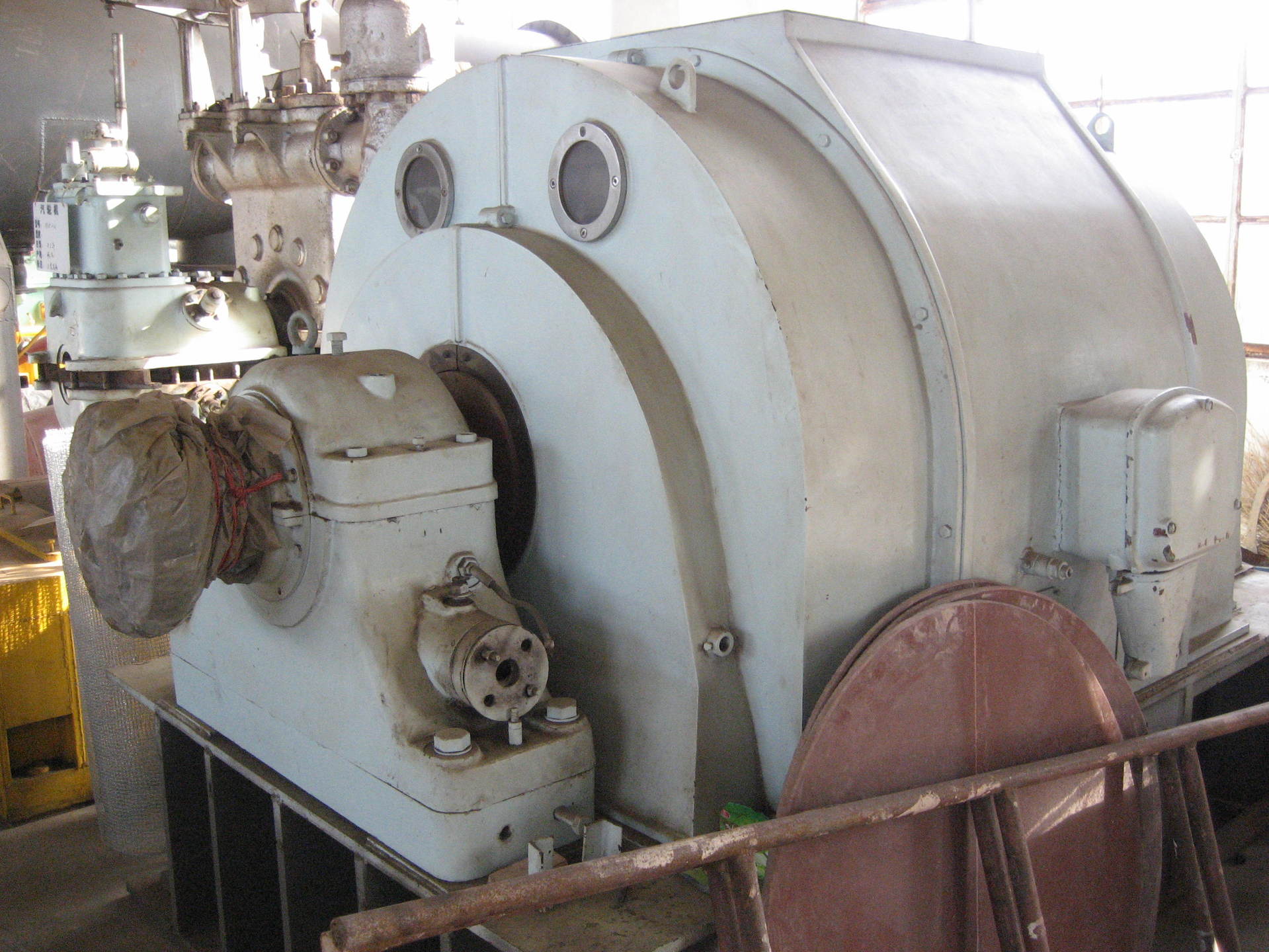 出售二手纯凝15mw汽轮发电机组n1513配qf154