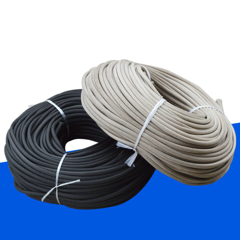 热流道高温保护套管 耐高温阻燃玻纤套管 6mm金黄色套管 蛇皮管