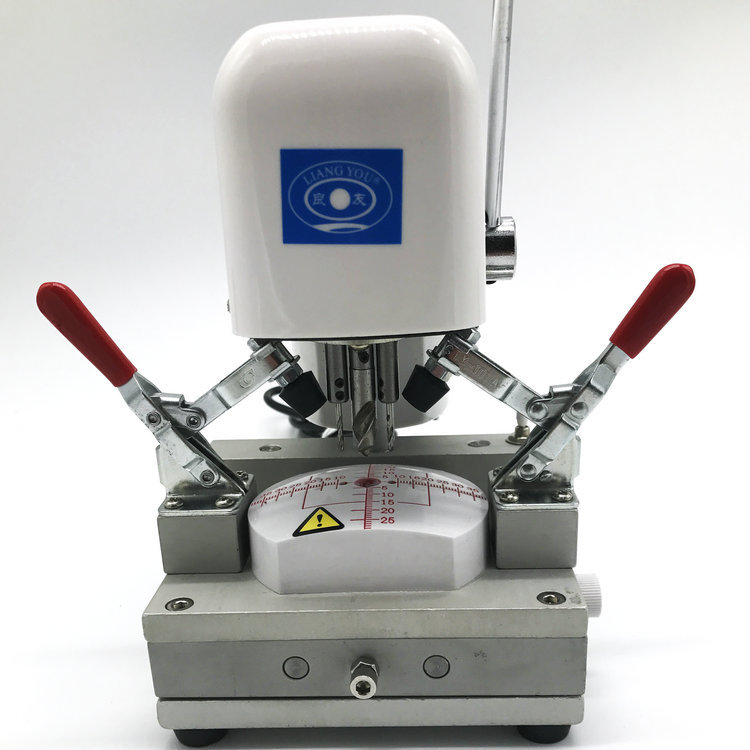 眼镜设备 良友打孔机 制模机 眼镜镜片模板三孔机 镜片打孔机