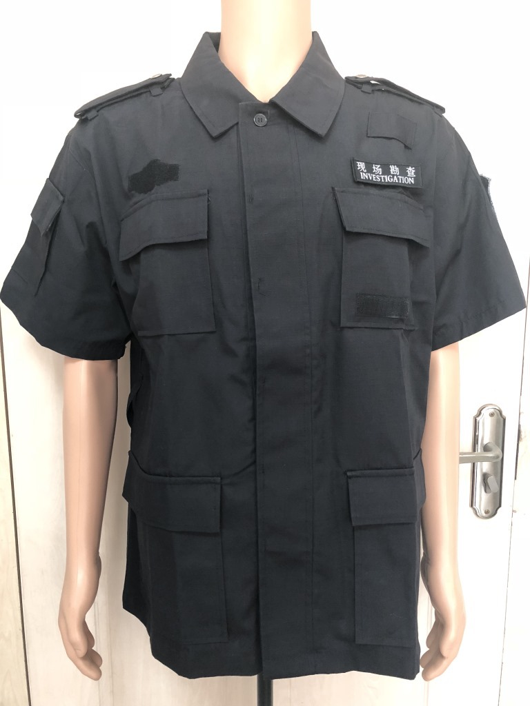 纯色 三分网格布 夏装勘查服勘察服厂家