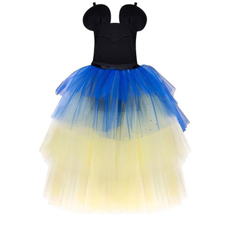 儿童连衣裙 女童米老鼠吊带连衣裙 纱裙两件套 超美