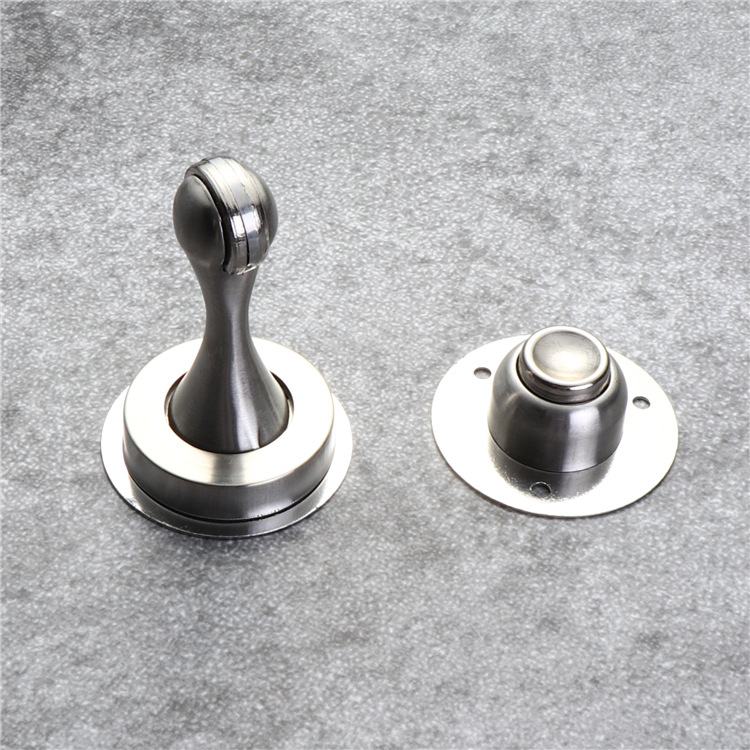 不锈钢门吸免打孔门吸免安装贴胶门吸墙吸强磁地吸防盗门门吸两用