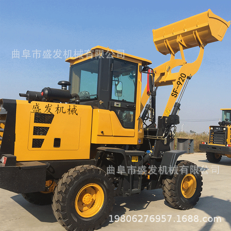 920小型轮式抓木机 自产自销超低矮型矿用装载机 910型四轮小铲车