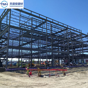钢结构三层厂房 高强度重刚行车房 钢构件加工 厂家直供