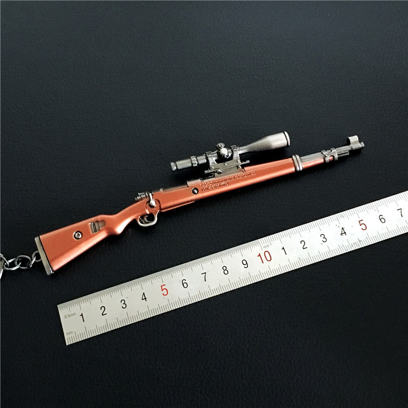 绝地大逃杀游戏周边98k狙击枪武器求生模型挂件钥匙扣热卖17cm