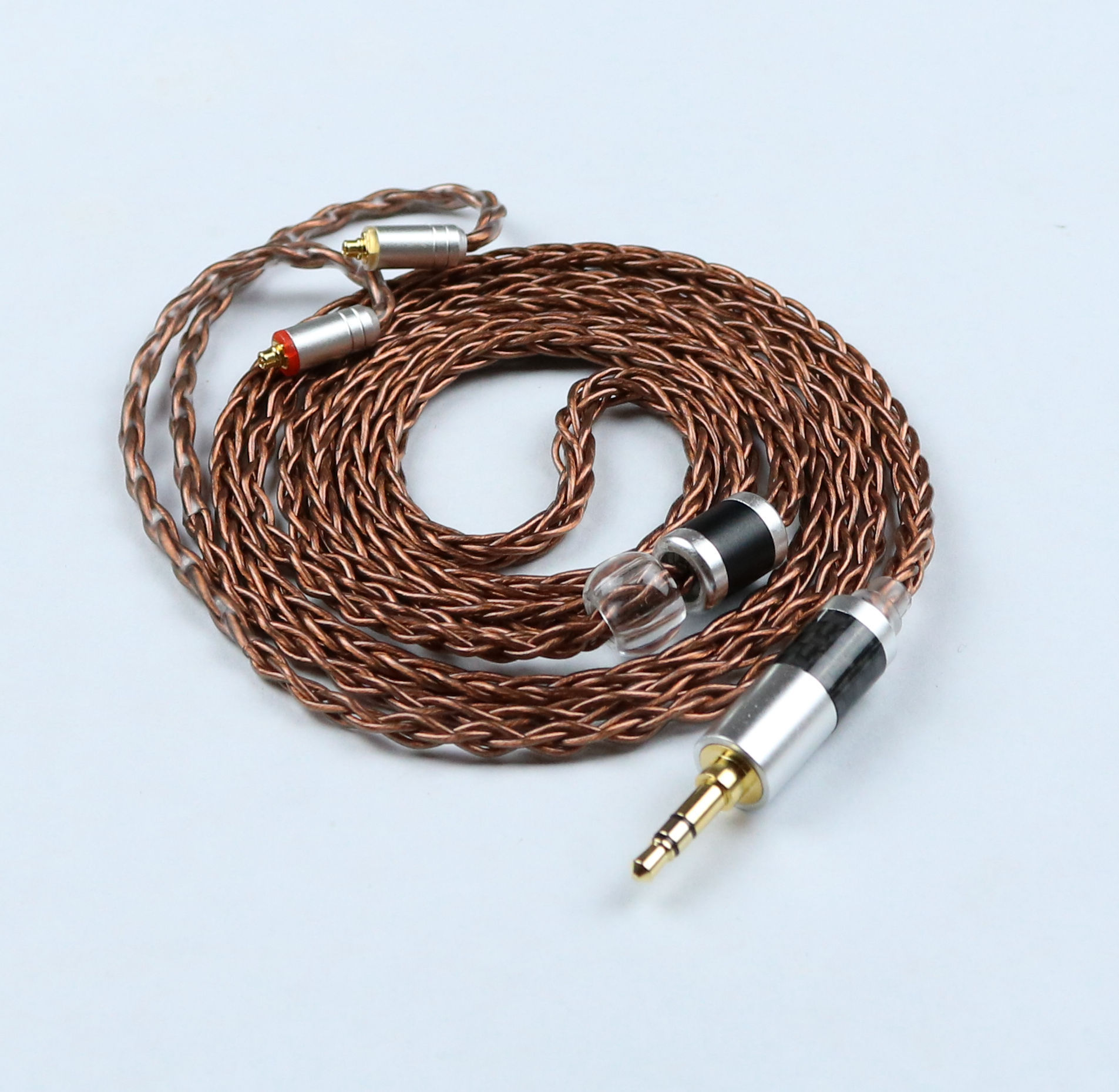 单晶铜镀银3.5耳机升级线se535 se846 舒尔hifi线材diy定制厂直销
