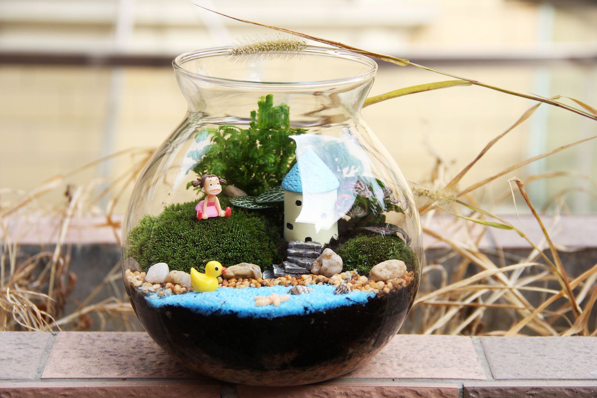 苔藓微景观 创意礼品摆件 绿植 生态瓶套装 有氧植物 小世界绿植