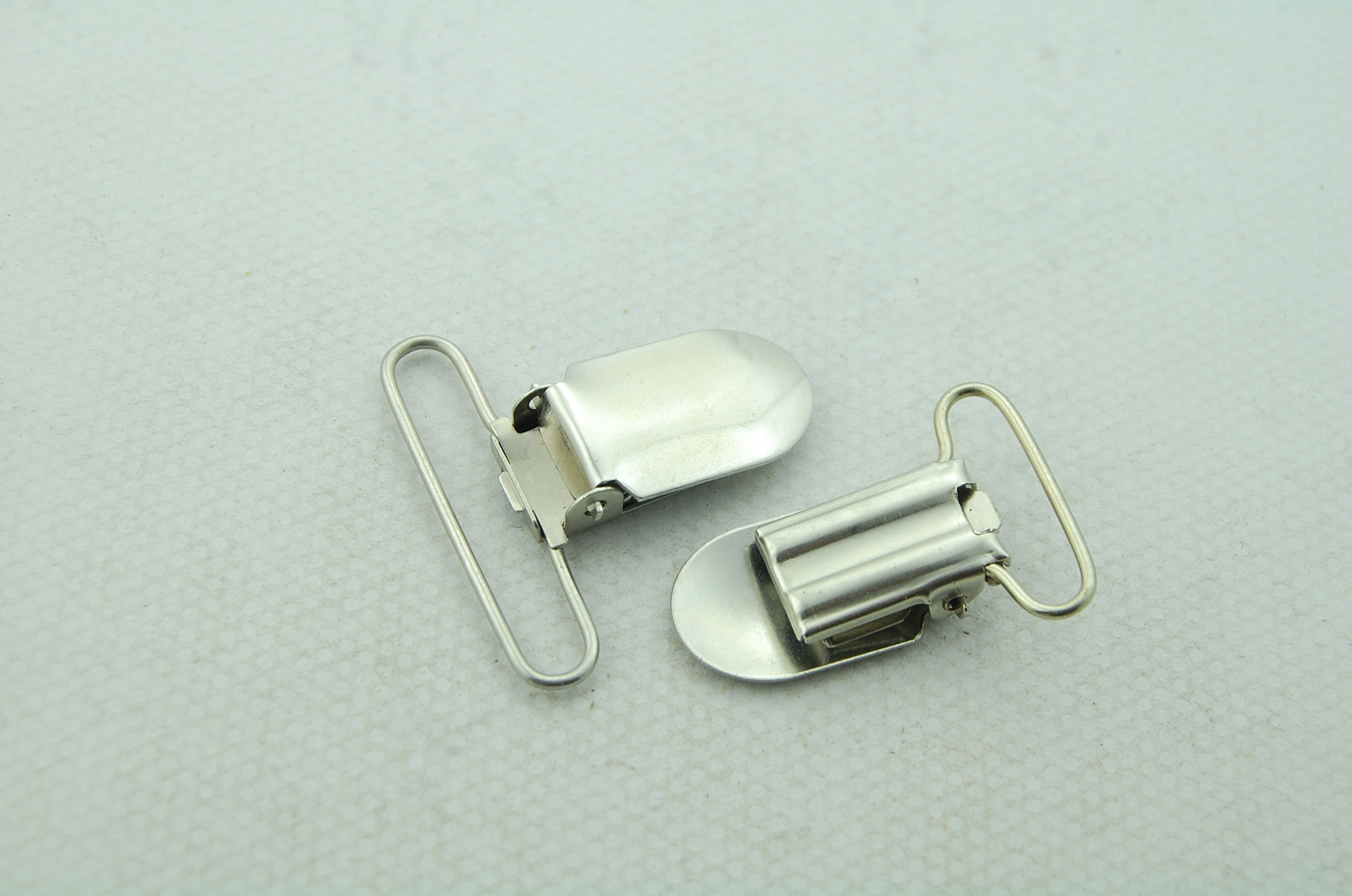 dy-yzk-13不锈钢金属鸭嘴夹 箱包长方鸭嘴扣 镀镍五金背带夹定做