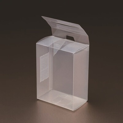 厂家定制pp盒 印刷logo磨砂斜纹塑料盒新款创意闹钟pet折盒包装盒