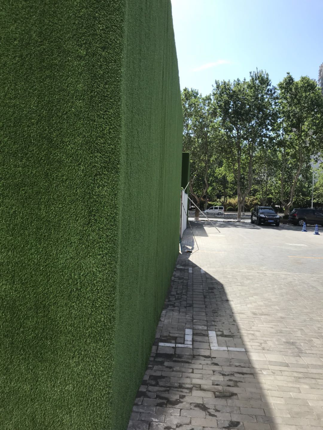 烟台润泽人造草坪有限公司兰州围挡草坪生产加工楼盘景观工程草坪