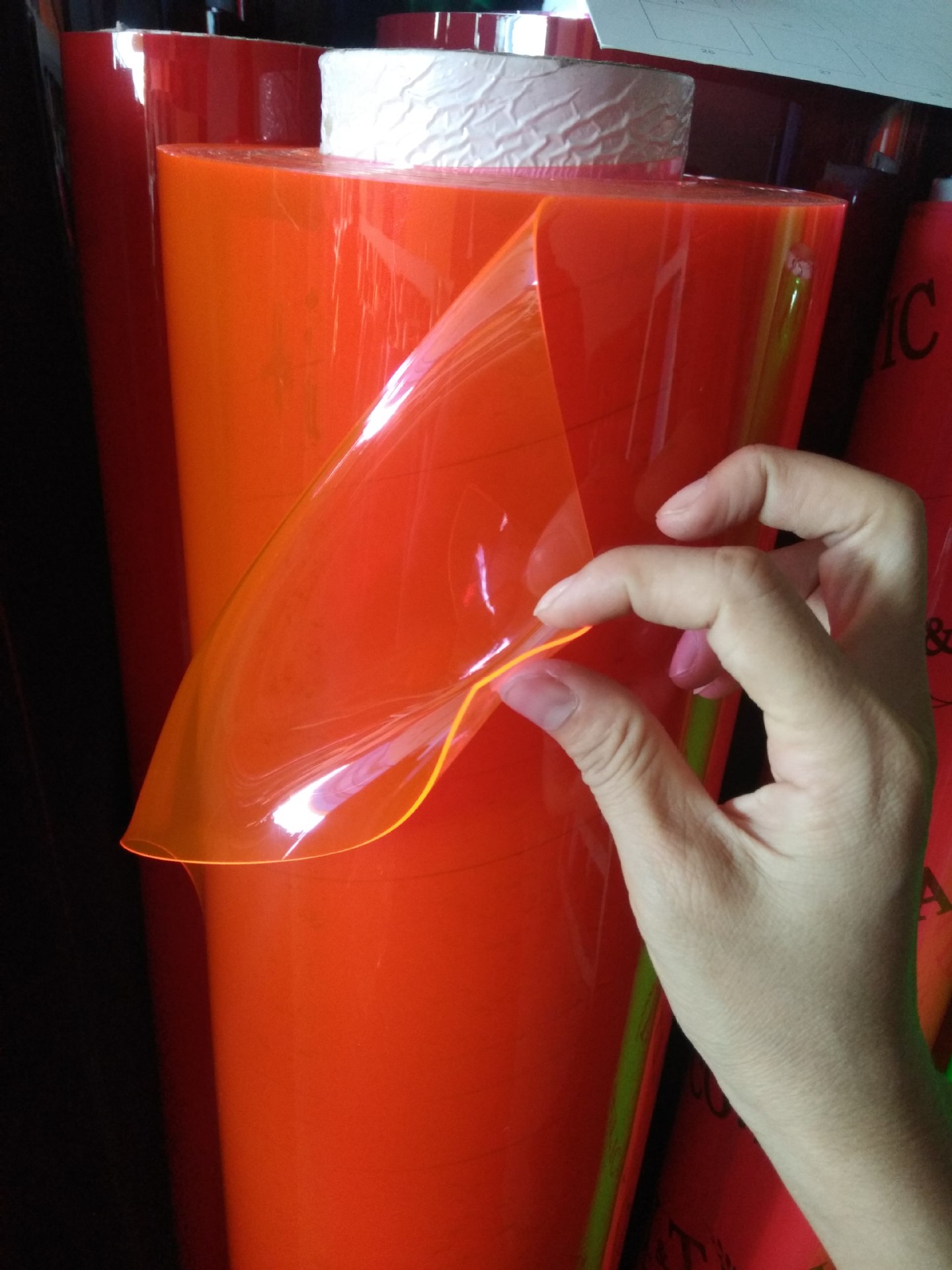 无p有色透明25丝 无p彩色pvc薄膜 现货经营