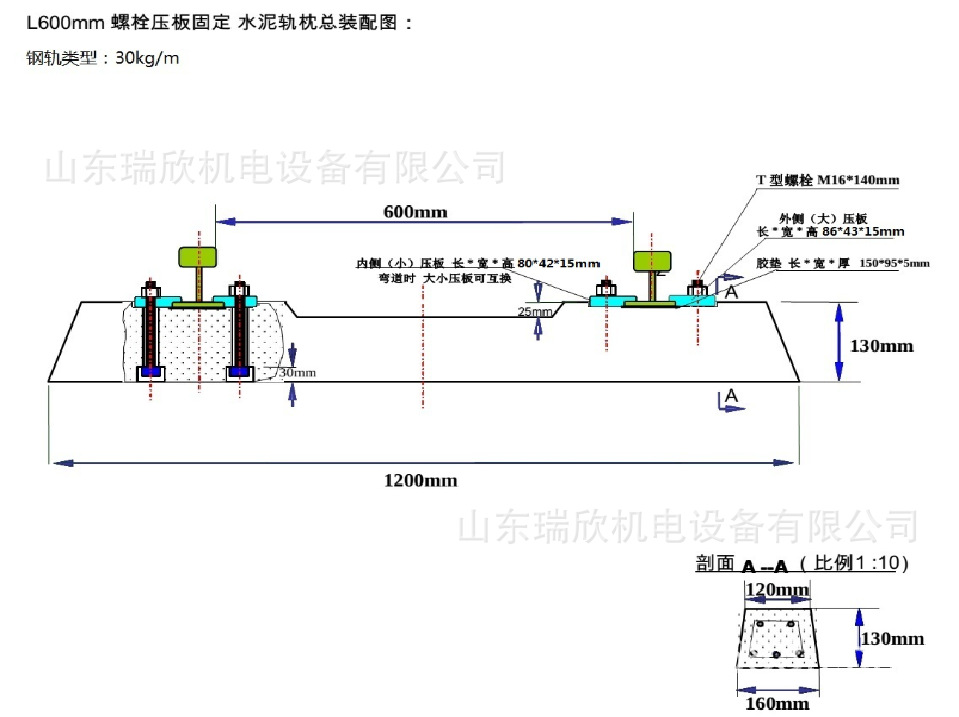 矿用轨枕厂家现货直供现货供应混凝土轨枕矿用水泥轨枕