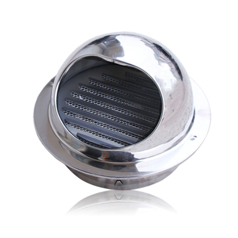 黑马风304厨房排气罩防雨帽出风口201不锈钢透气帽油烟机通风帽