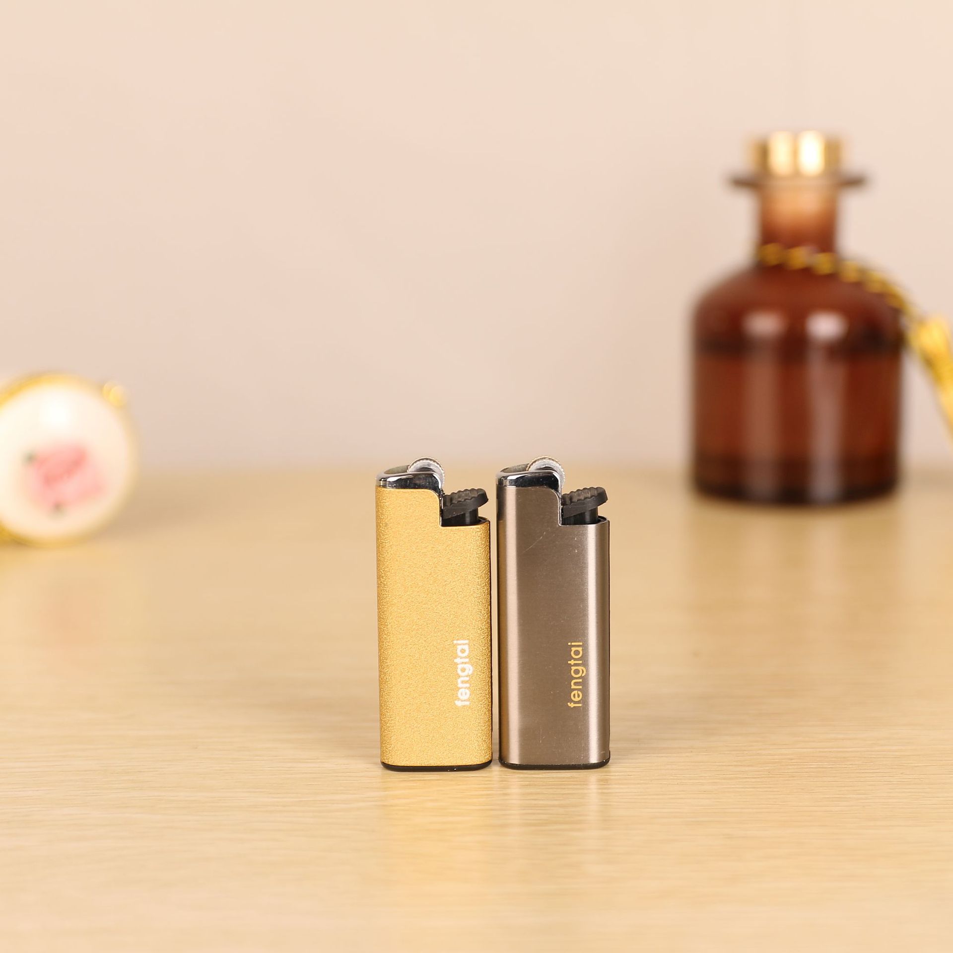 新款358砂轮打火机 一次性金属高档砂轮打火机 可印logo 广告批发