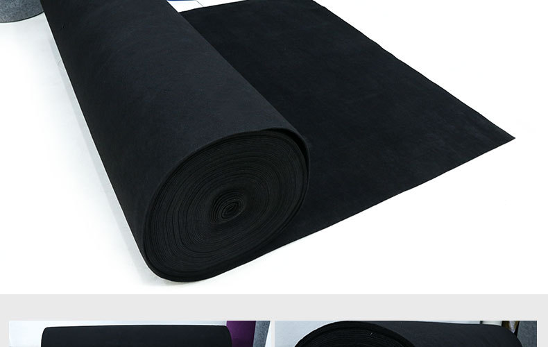 超厚拉绒蓝色绿色黑色无纺布地毯 商业广场活动现场大厦满铺地毯